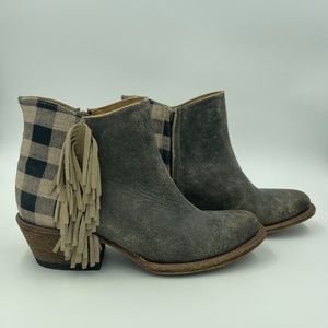 Macie Bean Checkered Ankle Boots